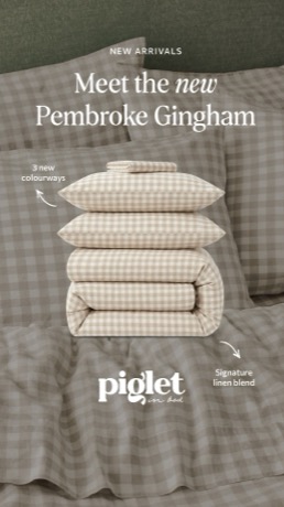 Piglet in Bed creative