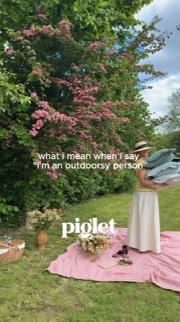 Piglet in Bed creative